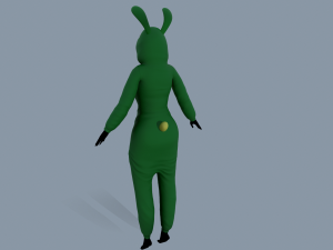 kigurumi bunny 3 Modelo 3D