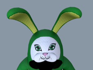 kigurumi bunny 3 Modelo 3D