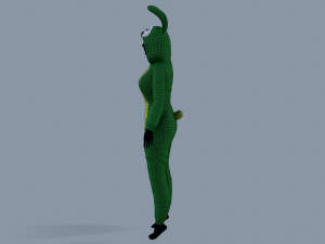 kigurumi bunny 3 Modelo 3D