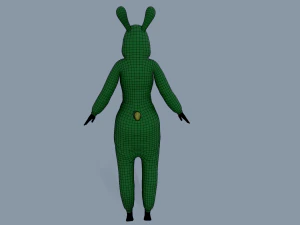 kigurumi bunny 3 3D Model