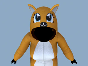 키구루미 고양이 3D 모델