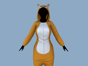 kigurumi cat 3D Model