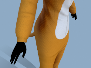 kigurumi cat Modèle 3D