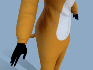 kigurumi cat 3D Model