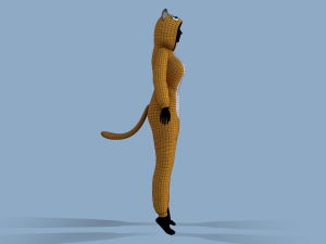 kigurumi cat Modèle 3D