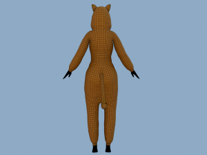 kigurumi cat Modèle 3D
