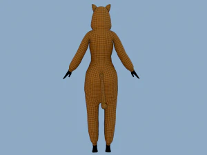 kigurumi cat 3D Model