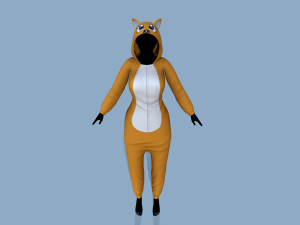 kigurumi cat Modèle 3D