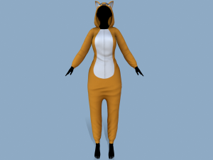 kigurumi cat Modèle 3D