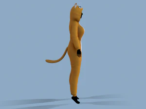 kigurumi cat 3D Model