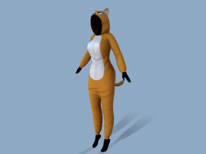 kigurumi cat 3D Model
