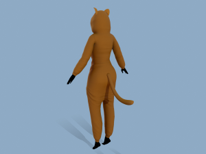 kigurumi cat Modèle 3D