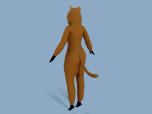 kigurumi cat 3D Model