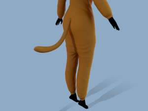 kigurumi cat Modèle 3D