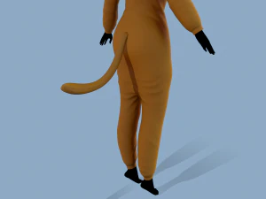 kigurumi cat 3D Model