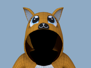 kigurumi cat Modèle 3D