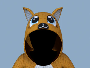 kigurumi cat 3D Model