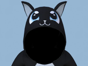 kigurumi cat 2 3D Model