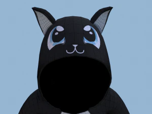kigurumi cat 2 3D Model