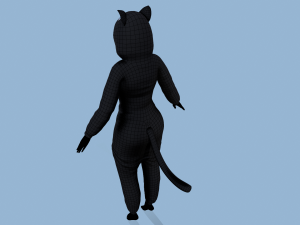 kigurumi cat 2 Modelo 3D