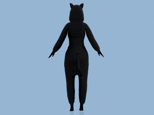 kigurumi cat 2 Modelo 3D