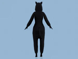 kigurumi cat 2 3D Model