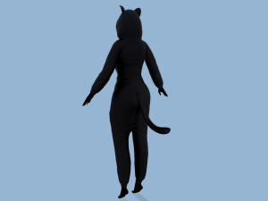 kigurumi cat 2 Modelo 3D