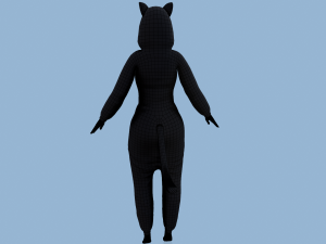 kigurumi cat 2 Modelo 3D