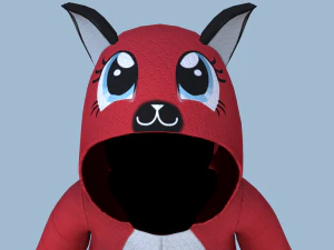 kigurumi cat 3 3D Model