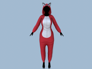 kigurumi cat 3 3D 모델