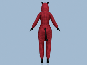 kigurumi cat 3 3D 모델