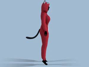 kigurumi cat 3 3D Model