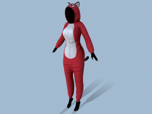 kigurumi cat 3 3D 모델