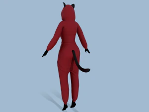 kigurumi cat 3 3D Model