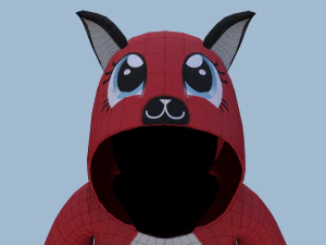 kigurumi cat 3 3D Model