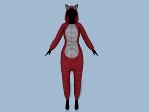 kigurumi cat 3 3D 모델