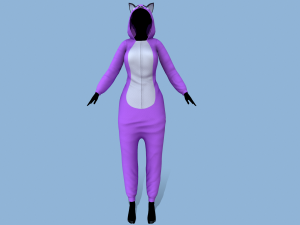 kigurumi cat 4 3D 模型