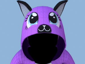 kigurumi cat 4 3D 模型