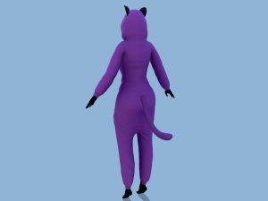 kigurumi cat 4 3D 模型