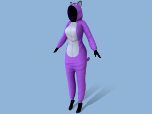 kigurumi cat 4 3D 模型