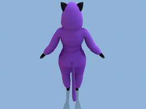 kigurumi cat 4 3D 模型