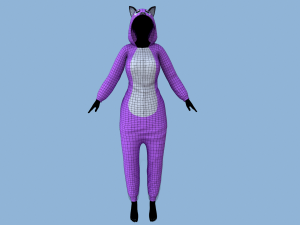 kigurumi cat 4 3D 模型