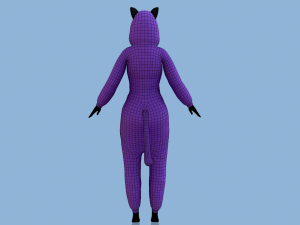 kigurumi cat 4 3D 模型