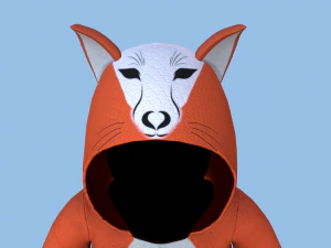 kigurumi fox 3D Model