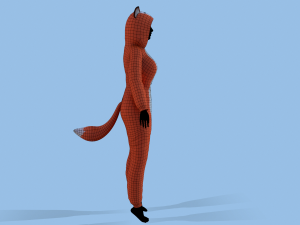 kigurumi fox 3D Model