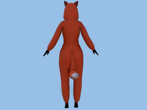 kigurumi fox 3D Model