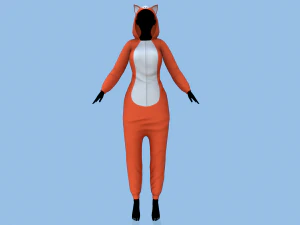 kigurumi fox 3D Model