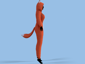 kigurumi fox 3D Model