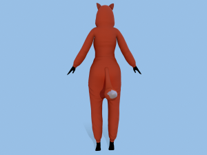 kigurumi fox 3D Model