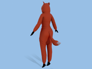 kigurumi fox 3D Model